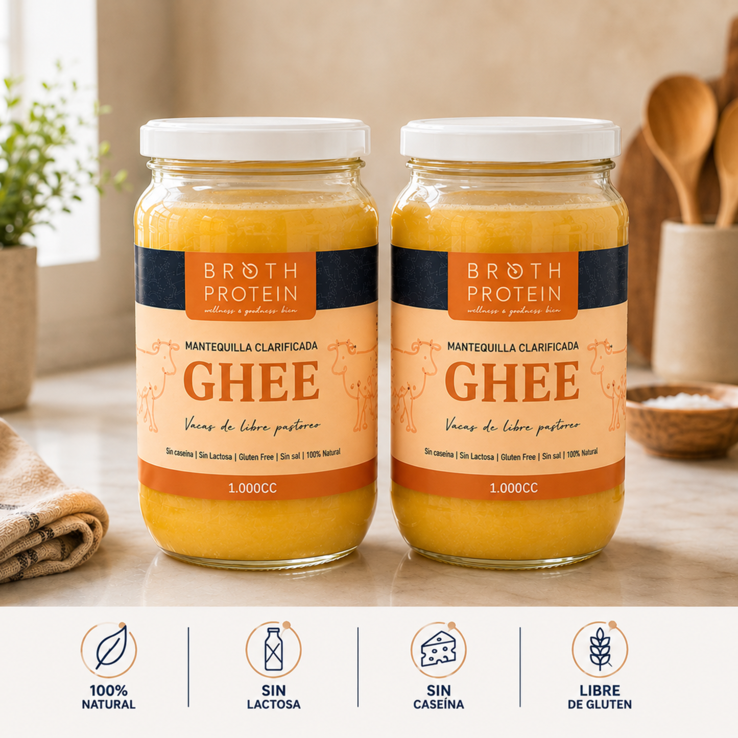 Ghee 1.000 cc — Mantequilla clarificada